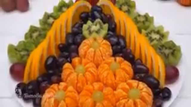 5 Фруктовых Тарелок на День рождения! Красивая Фруктовая Нарезка на Праздничный стол! смотреть онлайн