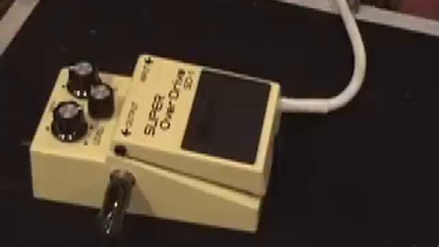 Boss Super Overdrive SD-1 Machine Head Pedals Cutlass Mod