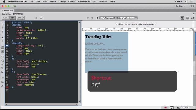 Advanced Code Completion and Validation in Dreamweaver CC | Adobe Creative Cloud смотреть онлайн