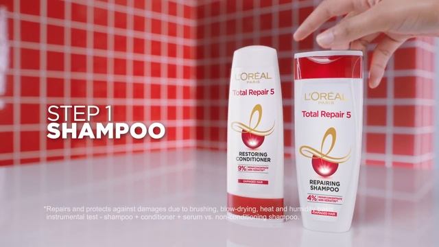 New Loreal Paris Total Repair 5 – Win over damaged Hair with the power of Keratin XS смотреть онлайн