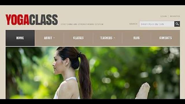 Preview Grey _ Green Yoga Joomla Template by Butterfly TMT смотреть онлайн