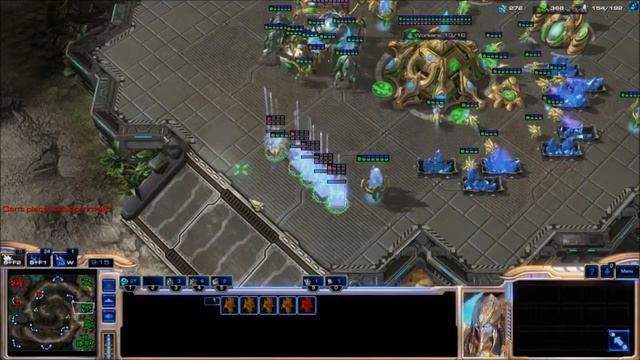 LotV beta PvT: Rapid expanding and disruptor drops! смотреть онлайн