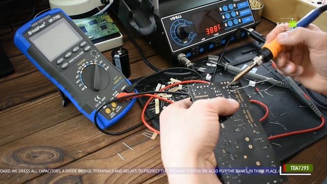 TDA 7293 Обзор стерео усилителя сборка своими руками смотреть онлайн