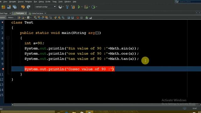 How to find trigonometry value in java like sin, cos, tan, etc смотреть онлайн