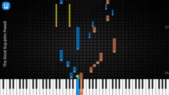🎹The Good Guy, Solo & Chord, John Powell, Synthesia Piano смотреть онлайн