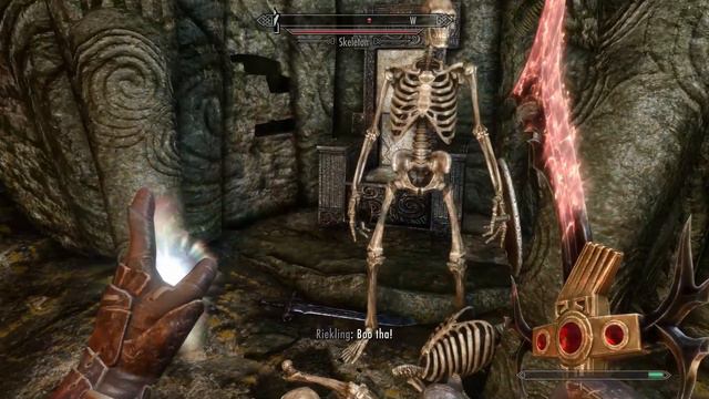The last friendly skeleton. | Skyrim Anniversary Edition смотреть онлайн