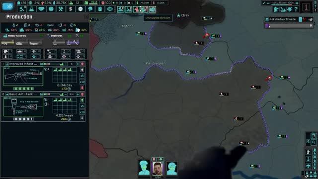 HOI 4 TNO - The Khan rises - Kokshetau Timelapse смотреть онлайн