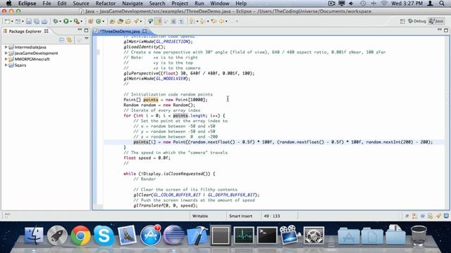 #15 OpenGL 3D with gluPerspective - LWJGL Tutorials смотреть онлайн