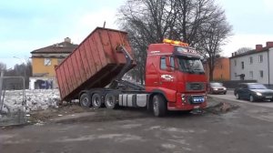 Вывоз мусора контейнером 27 м3