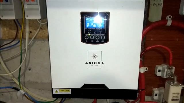 Работа Солнечной Электростанции 24 Вольта за Август