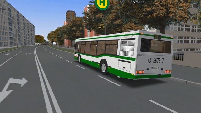 OMSI 2. Москва, маршрут 170. МАЗ 103.065 смотреть онлайн