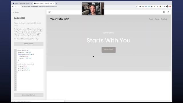 Adding a Search Bar To The Header in Squarespace 7.1 смотреть онлайн