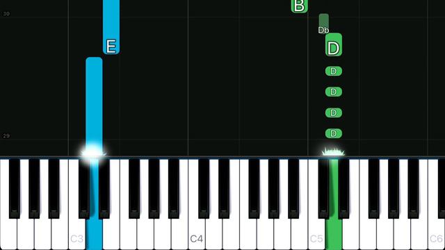Keane - Somewhere Only We Know | EASY Piano Tutorial смотреть онлайн