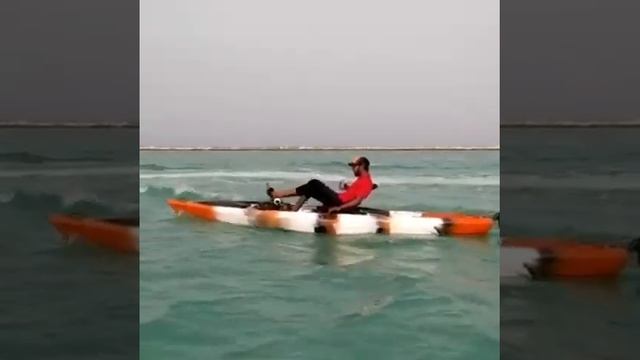 13.6FT Propeller Pedal Kayak Stable On The Sea(VK-21)#PEDALKAYAK #fishingkayak #motor  861358678027