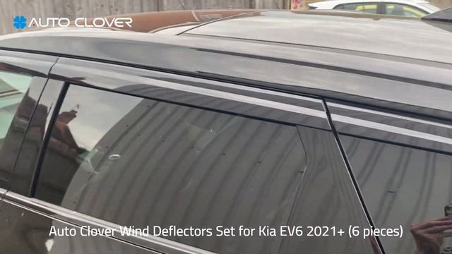 Auto Clover Wind Deflectors Set for Kia EV6 2021+ (6 pieces) смотреть онлайн