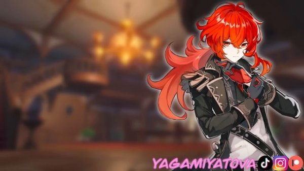 "Teasing You Softly.." [Diluc x Listener] (Spicy Ver)