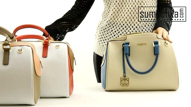 Сумка Alessandro Birutti 13 074 2 white pink beige смотреть онлайн