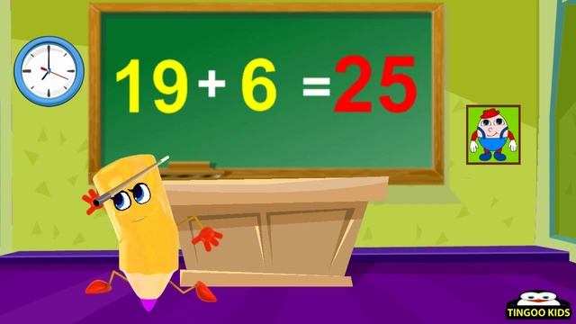 HomeSchool Tutorial | Add 19 Table | Kids Songs & Nursery Rhymes In English With Lyrics