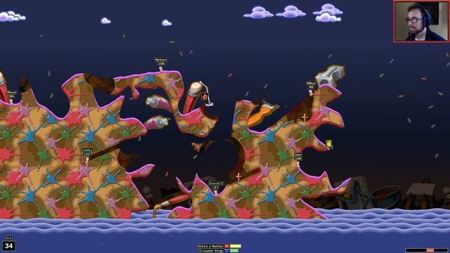 Match 2, Game 3 | Worms Armageddon | Intermediate VS смотреть онлайн