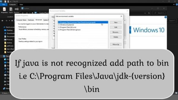 How to Install Java JDK on Windows 10 ( with JAVA_HOME )