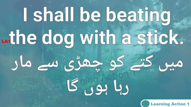 Used of "I" in Future Continuous Tense|| 40 Simple Sentence||Part 26. Urdu or English смотреть онлайн