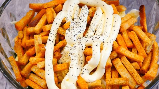 Сырный салат - Новогодний стол 2022