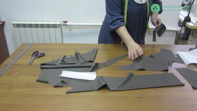 Мастер-класс. Пошив женского жакета. Часть 1. Раскрой, дублирование деталей смотреть онлайн