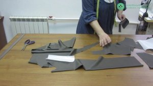 Мастер-класс. Пошив женского жакета. Часть 1. Раскрой, дублирование деталей