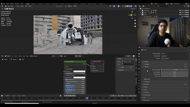 Blender VFX Tutorial & A New AI Render ? | Learn VFX in Easy Way | Blender tutorial for beginners смотреть онлайн