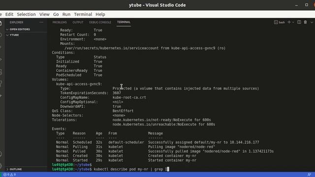Get logs from a nodered pod, and data from its manifest. смотреть онлайн