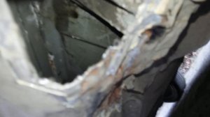 Подвариваю порог, ауди 80