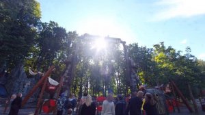 Санкт-Петербург 10 сентября 2022г,Диво-остров , запуск аттракцион  «шторм»??? до конца смотрите!