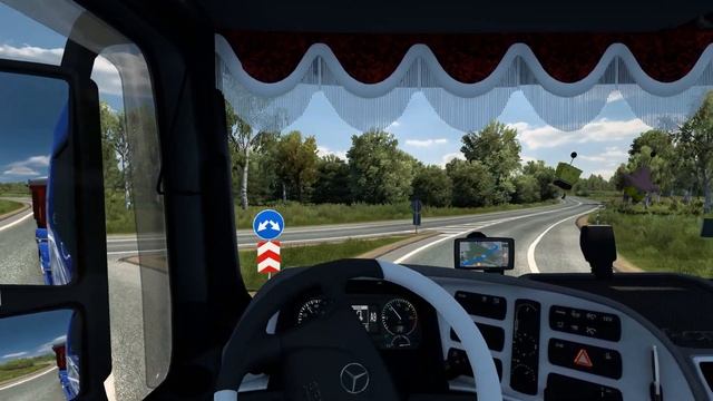 Euro Truck Simulator 2 1.46 | Mercedes-Benz Actros MP3 | Šiauliai (LT) - Tartu (EST) | ETS2 Mods смотреть онлайн