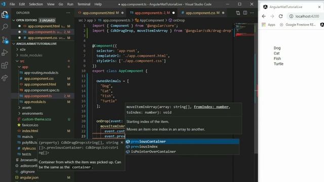 Drag and Drop in Angular with Angular Material смотреть онлайн