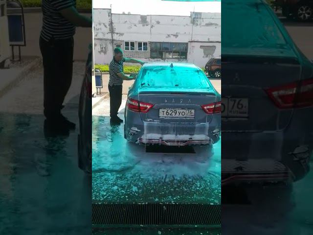 Лада Веста Спорт. Баня перед поездкой на море. смотреть онлайн