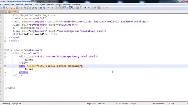 Bootstrap Temelleri - 13 Margin ve Padding смотреть онлайн