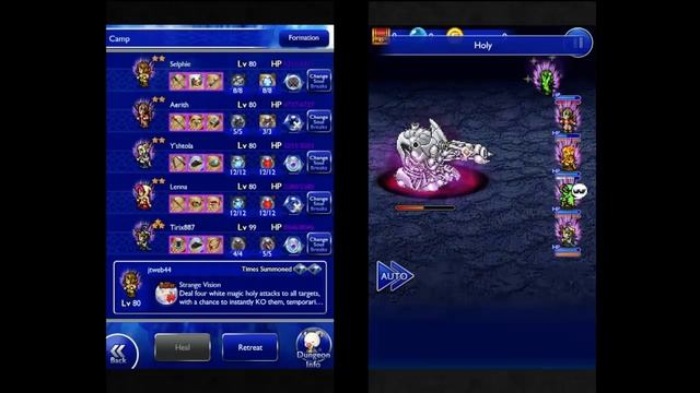 [FFRK] Nightmare Dungeon | Curada - Guardian (Nightmare) #553 смотреть онлайн