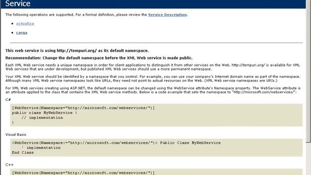 XML Web Services para Carga Y Actualizacion de datos смотреть онлайн