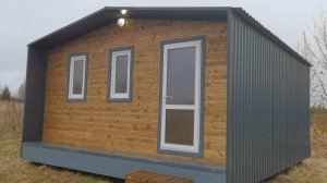 Каркасная, модульная баня. Обзор.