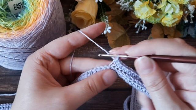 ?ТАКОЙ стильный шарф крючком свяжет ЛЮБАЯ рукодельница!? смотреть онлайн