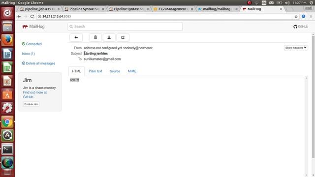 Jenkins Part6: Email notifications in Jenkins when build fails! смотреть онлайн