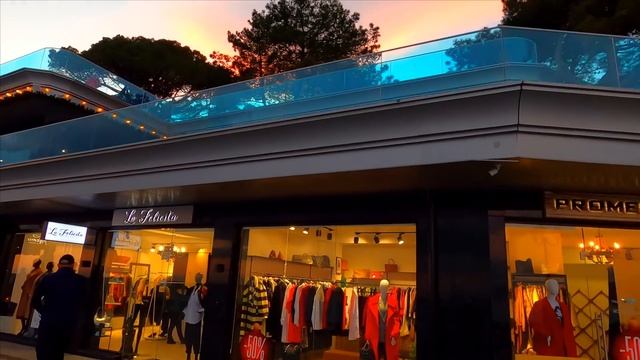 Вечерняя прогулка 9 Февраля 2022.Набережная.Море.Улицы.Закат/ Ялта LIVE Крым