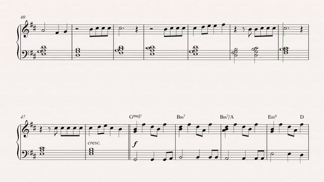 Piano - Midnight City - M83 Sheet Music, Chords, & Vocals смотреть онлайн