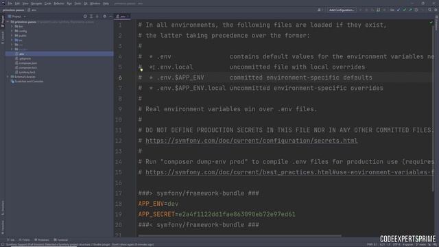 6 - Symfony 6 Primeiros Passos | Arquivos .env e mais #symfony #php смотреть онлайн