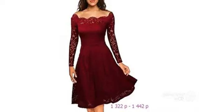 Покупка Одежды с AliExpress - Нарядное кружевное платье - ретро стиль на все случаи смотреть онлайн