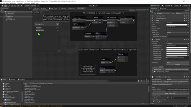 Managing Synced Variables Part 0/2 - Udon Example Script - Button Sync Owner смотреть онлайн