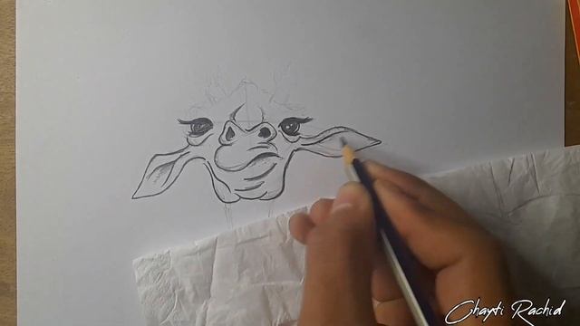 Как нарисовать ЖИРАФА карандашомпоэтапно. смотреть онлайн