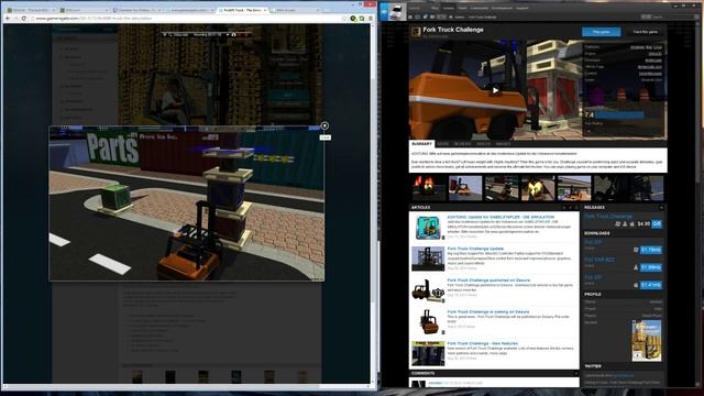Fork Truck Challenge got published on Gamersgate!! Well done MintArcade :) смотреть онлайн