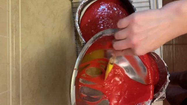 Рецепт на кефире и растительном масле с чизом из творога! - Торт «Красный бархат» смотреть онлайн