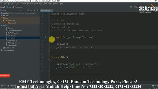 Learn How To Create Or Use Function In Kotlin - Kotlin Android смотреть онлайн